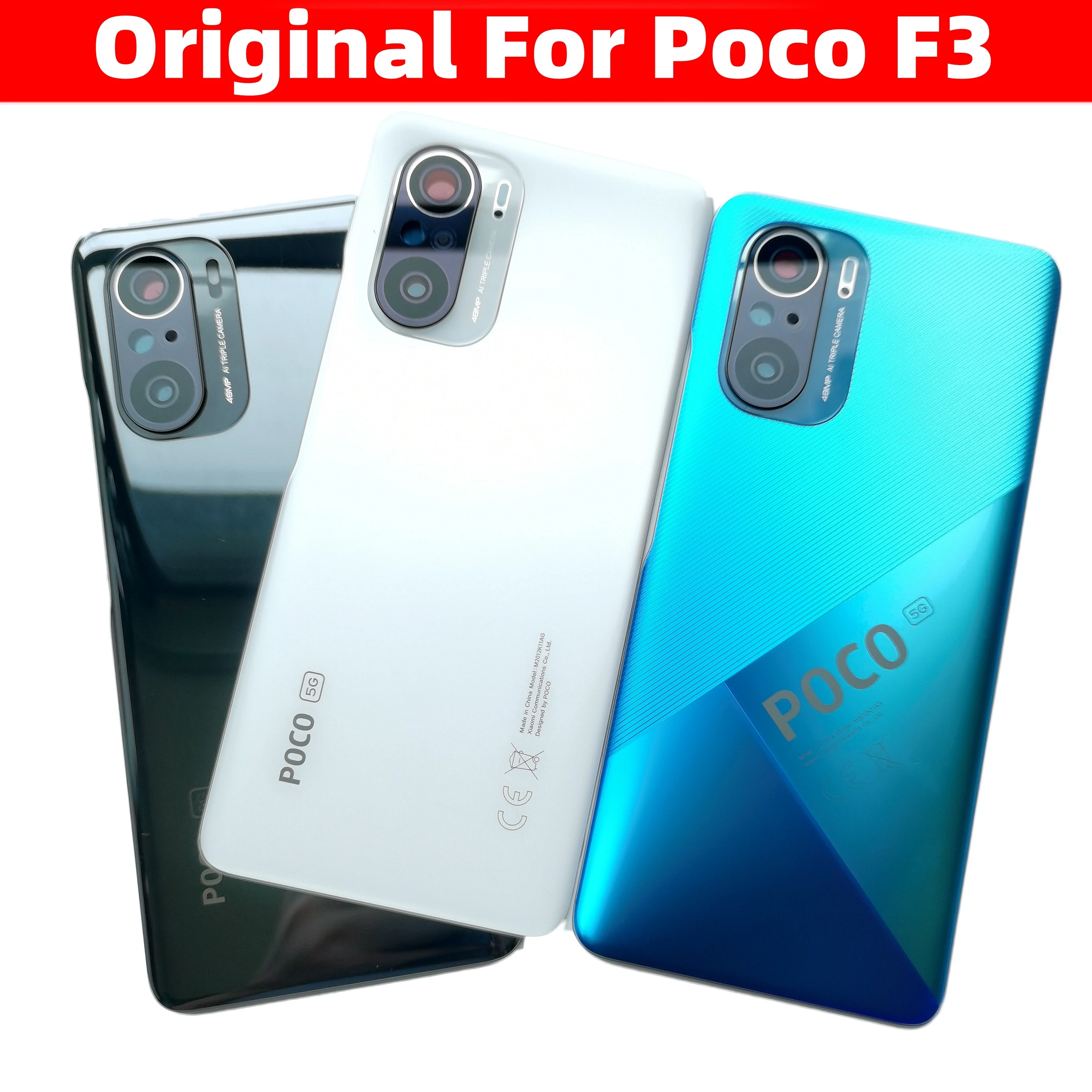 Original For Xiaomi Poco F3 With CE Back Cover Chassis Case Rear Battery Housing Door + Camera Lens Glass Repair Parts
Original For Xiaomi Poco F3 With CE Back Cover Chassis Case Rear Battery Housing Door + Camera Lens Glass Repair Parts
