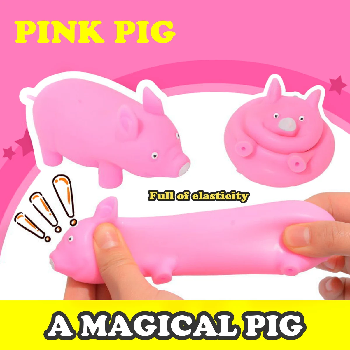 Pink Pig Elasticity Fidget Toys Antistress Squishy Toy Hand Grip Surprise Christmas Gift Sensory Fidget Toys for Kids Adults
Pink Pig Elasticity Fidget Toys Antistress Squishy Toy Hand Grip Surprise Christmas Gift Sensory Fidget Toys for Kids Adults