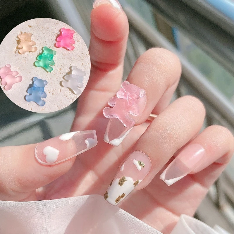 10PCS Kawaii Nail Art Cute Bear 3d Nail Charms 12*14.5mm Nail Gems Rhinestones Flatback Jewelry Aurora Ice Resin Ornament#BR11
10PCS Kawaii Nail Art Cute Bear 3d Nail Charms 12*14.5mm Nail Gems Rhinestones Flatback Jewelry Aurora Ice Resin Ornament#BR11