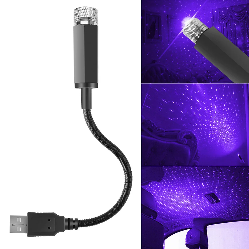 1pc Car Interior Roof LED Star Light USB Atmosphere Starry Night Projector Lamp Decorative Ceiling Lights Car Accessories
1pc Car Interior Roof LED Star Light USB Atmosphere Starry Night Projector Lamp Decorative Ceiling Lights Car Accessories