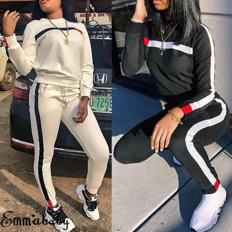 Hot Sale Autumn Women Set O Neck Long Sleeve Hoodies + Long Pant 2Pcs Ladies Sport Wear Femme Running Tracksuit Casual Suit
Hot Sale Autumn Women Set O Neck Long Sleeve Hoodies + Long Pant 2Pcs Ladies Sport Wear Femme Running Tracksuit Casual Suit