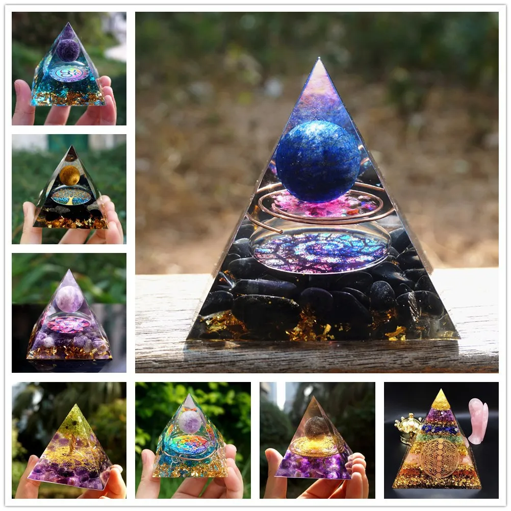 Natural Tiger Eye Orgonite Pyramid Healing Crystals Energy Reiki Chakra Multiplier Amethyst Meditation Lucky Gather Wealth Stone
Natural Tiger Eye Orgonite Pyramid Healing Crystals Energy Reiki Chakra Multiplier Amethyst Meditation Lucky Gather Wealth Stone
