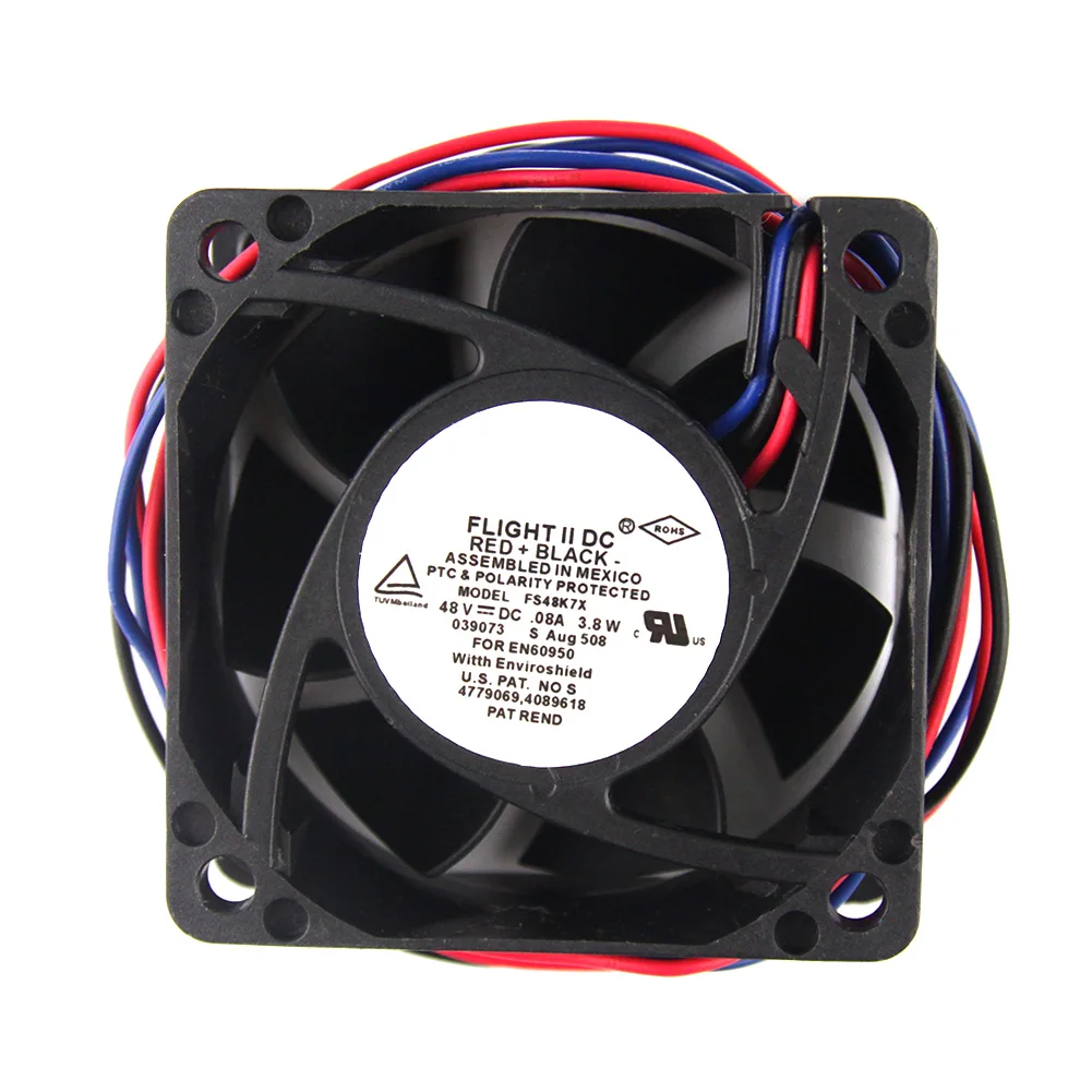 Cooling Fan FS48K7X for COMAIR ROTRON 48VDC Axial Flow Cooler 60*60*25mm 3 wire 
Cooling Fan FS48K7X for COMAIR ROTRON 48VDC Axial Flow Cooler 60*60*25mm 3 wire