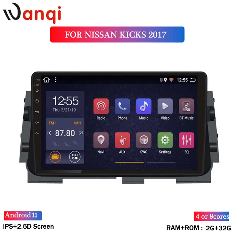 2 Гб ОЗУ 32 Гб ПЗУ 10,1 дюймов Android 11 автомобильный DVD GPS навигатор для Nissan Kicks 2017 + мультимедийная система Mirror Link SWC
2 Гб ОЗУ 32 Гб ПЗУ 10,1 дюймов Android 11 автомобильный DVD GPS навигатор для Nissan Kicks 2017 + мультимедийная система Mirror Link SWC