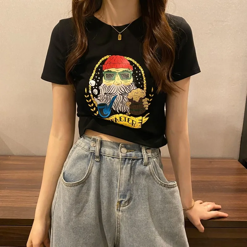 YTX914 2021 new Hong Kong style summer net red hot girl navel niche short bm wind T-shirt 
YTX914 2021 new Hong Kong style summer net red hot girl navel niche short bm wind T-shirt