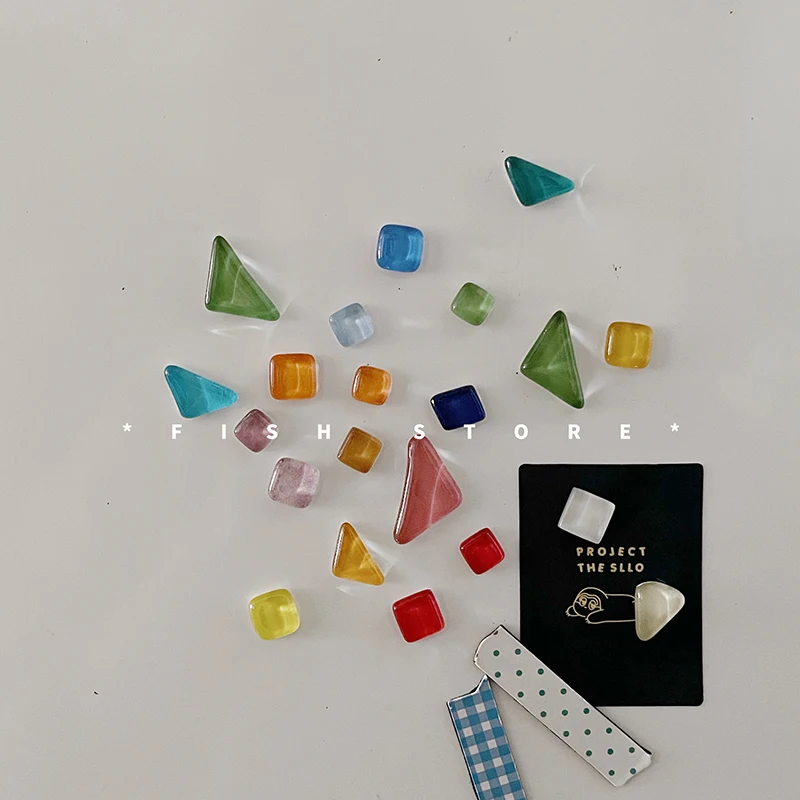 Colored Glass Irregular Magnetic Refridgerator Magnets Magnet Magnetic 20 Pieces 
Colored Glass Irregular Magnetic Refridgerator Magnets Magnet Magnetic 20 Pieces