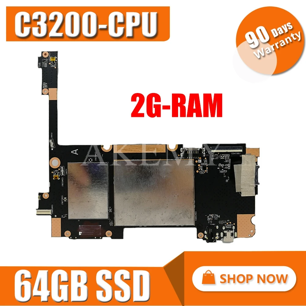 New! original For Asus ZenPad 10 P023 Z300C Tablets Laptop motherboard Mainboard logic board W/ C3200-CPU 2GB-RAM 64GB SSD
New! original For Asus ZenPad 10 P023 Z300C Tablets Laptop motherboard Mainboard logic board W/ C3200-CPU 2GB-RAM 64GB SSD