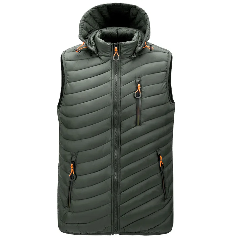 New Arrival Autumn Winter Vest Men Hooded Collar Windbreaker Sleeveless Jacket Men Slim Fit Keep Warm Mens Vest M-4XL Waistcoat
New Arrival Autumn Winter Vest Men Hooded Collar Windbreaker Sleeveless Jacket Men Slim Fit Keep Warm Mens Vest M-4XL Waistcoat