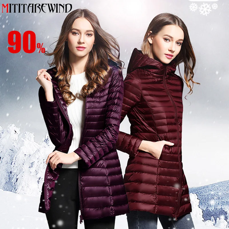 Autumn Winter White Duck Down Jacket Women 2021 Fashion Hooded Collar Windbreaker Mid-length Slim Fit Lightweight Coat Female
Autumn Winter White Duck Down Jacket Women 2021 Fashion Hooded Collar Windbreaker Mid-length Slim Fit Lightweight Coat Female