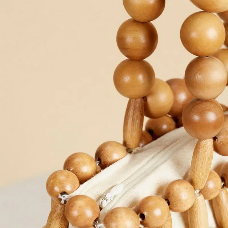 Women Handbag Straw Woven Tote Large Capacity Summer Beach Wooden Bead Bag Handbag C44
Women Handbag Straw Woven Tote Large Capacity Summer Beach Wooden Bead Bag Handbag C44