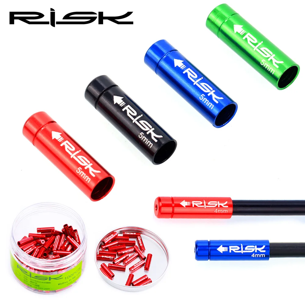 RISK Bicycle Shift Brake Cable End Cap Mountain Bike Aluminum Alloy Brake Line Pipe Cap Cable Tube Dust Cover Bike Accessories
RISK Bicycle Shift Brake Cable End Cap Mountain Bike Aluminum Alloy Brake Line Pipe Cap Cable Tube Dust Cover Bike Accessories