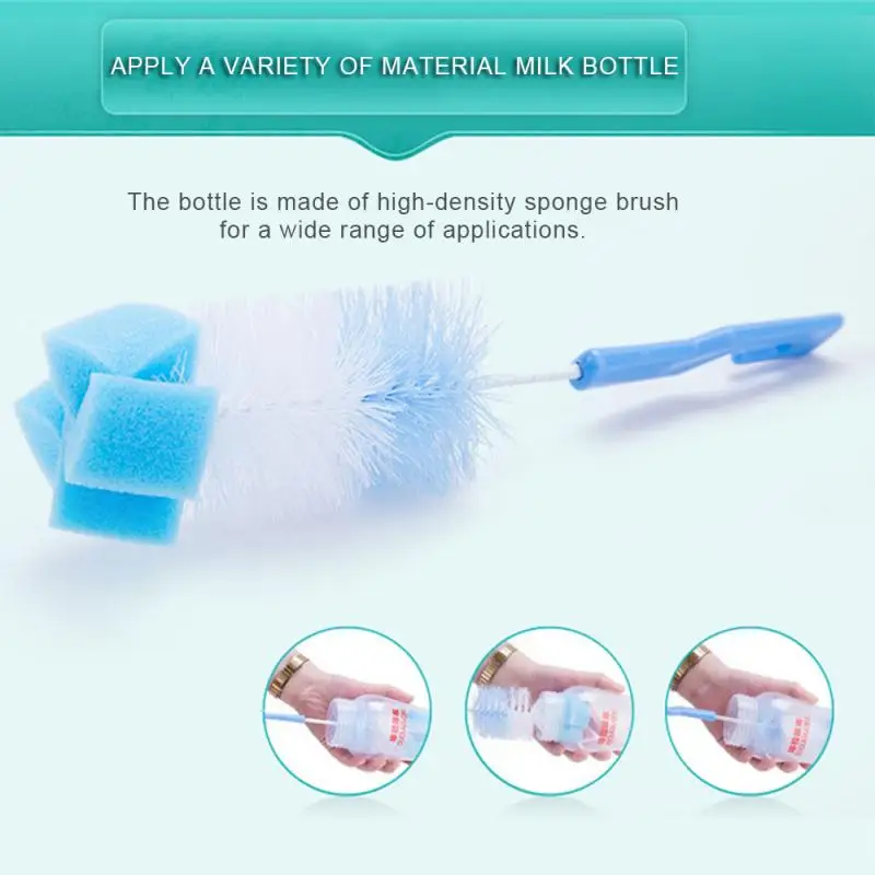 2pcs Baby bottle brush with hook cleaning sponge head paper card packaging bottle cleaning accessories bottle brush feeding
2pcs Baby bottle brush with hook cleaning sponge head paper card packaging bottle cleaning accessories bottle brush feeding