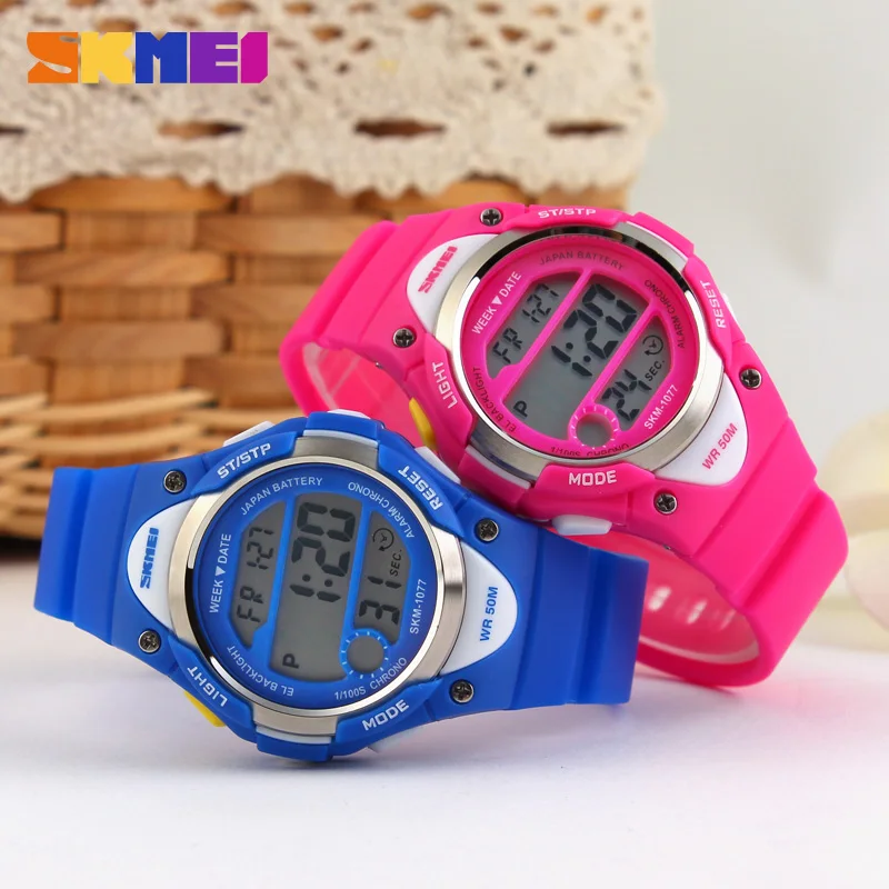 5pcs/lot SKMEI Children Watch For Boy Girl Digital Sport Wristwatch Waterproof Wristwatches Kids Gifts montre enfant 1077
5pcs/lot SKMEI Children Watch For Boy Girl Digital Sport Wristwatch Waterproof Wristwatches Kids Gifts montre enfant 1077