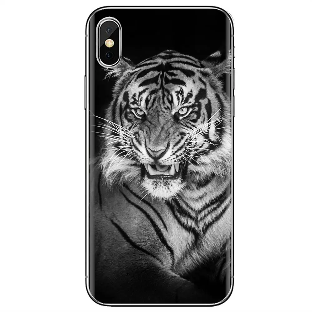 3D Черный тигровый синий глаз HD для iPhone 11 Pro 4 4S 5 5S SE 5C 6 6S 7 8 X XR XS Plus Max iPod Touch