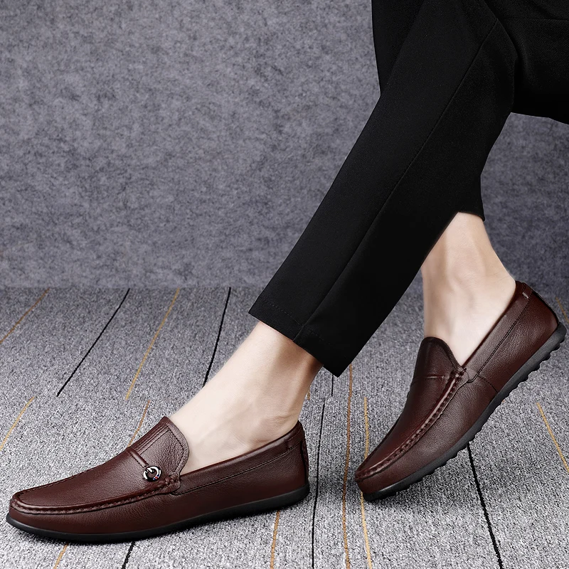 Zapatos Hombre Casual Cuero Mens Casual Shoes Hot Sale Men Fashion Shose Leather Spring Leisure Loafers For Sneakers
Zapatos Hombre Casual Cuero Mens Casual Shoes Hot Sale Men Fashion Shose Leather Spring Leisure Loafers For Sneakers