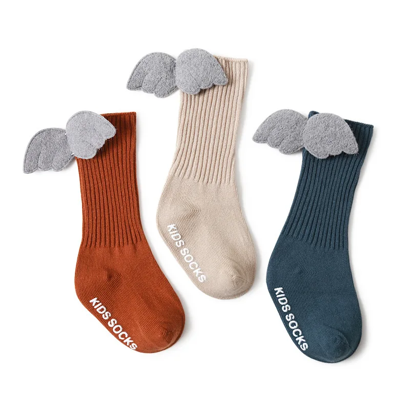 Baby Socks Spring and Autumn Boys and Girls Cute Wing Socks Baby Dispensing Non-slip Children's Cotton Socks High Tube Socks
Baby Socks Spring and Autumn Boys and Girls Cute Wing Socks Baby Dispensing Non-slip Children's Cotton Socks High Tube Socks