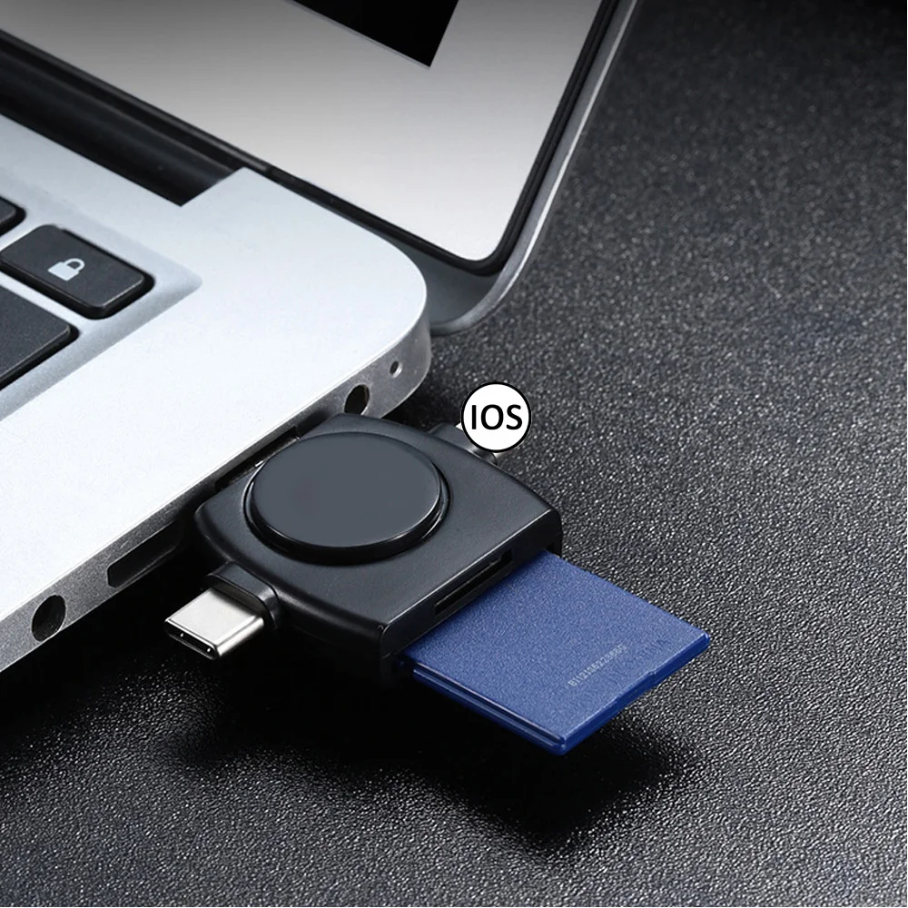 Mini 4 in 1 SD Card Reader Usb 2.0 Card Reader High Speed SD TF Type C USB C Micro USB Memory OTG Card Reader
Mini 4 in 1 SD Card Reader Usb 2.0 Card Reader High Speed SD TF Type C USB C Micro USB Memory OTG Card Reader