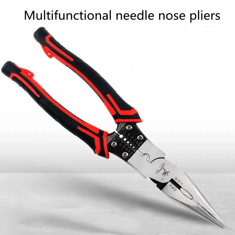 Multifunctional Sharp Nose Pliers 6 "8" Industrial Electrical Pliers Hardware Tool Sharp Nose Plier ELECTRICAL Wire Twisting
Multifunctional Sharp Nose Pliers 6 "8" Industrial Electrical Pliers Hardware Tool Sharp Nose Plier ELECTRICAL Wire Twisting