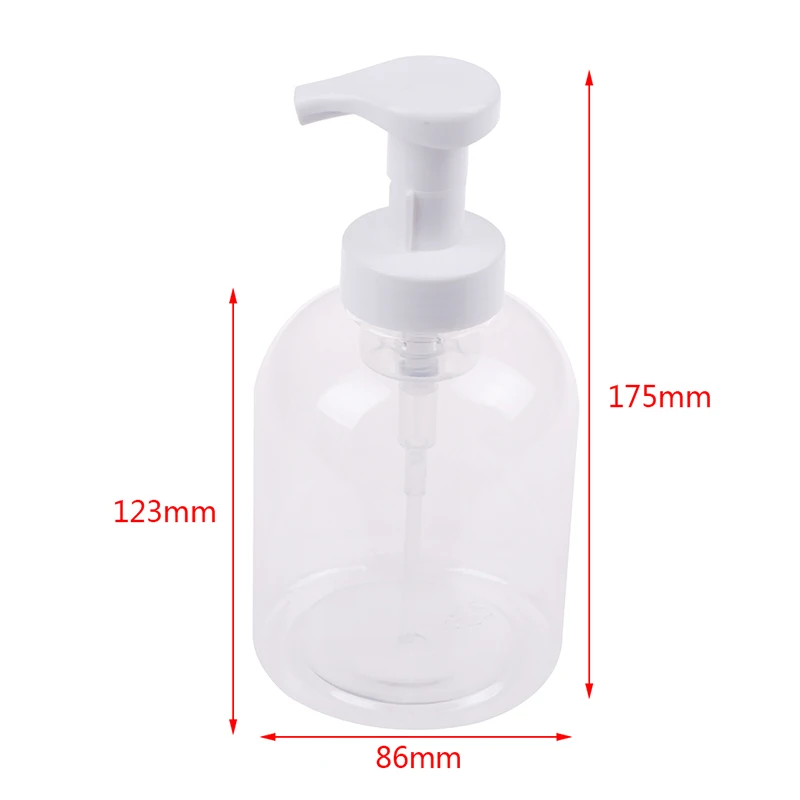 New 500ml Clear Foam Pump Bottle Spray Bottles Soap Foaming Mousses Liquid Dispensers Household For Children's Health
New 500ml Clear Foam Pump Bottle Spray Bottles Soap Foaming Mousses Liquid Dispensers Household For Children's Health