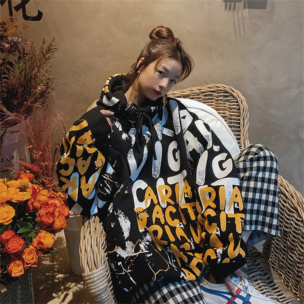 Kpop aesthetic Hoodie Women Tops oversized Long sleeve Letter Print Pullovers Sweatshirt Women Winter Clothes Loose Warm Hoodie
Kpop aesthetic Hoodie Women Tops oversized Long sleeve Letter Print Pullovers Sweatshirt Women Winter Clothes Loose Warm Hoodie