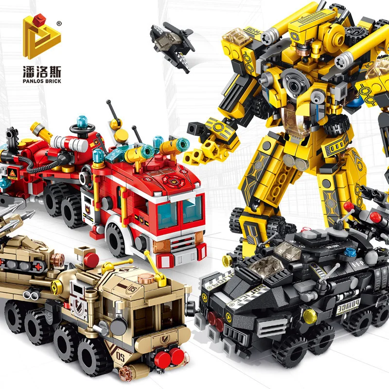 Penrose Series Deformation Robot Castle Police Car Fighter 12-in-1 Children's Puzzle Assembled Building Block Toy
Penrose Series Deformation Robot Castle Police Car Fighter 12-in-1 Children's Puzzle Assembled Building Block Toy
