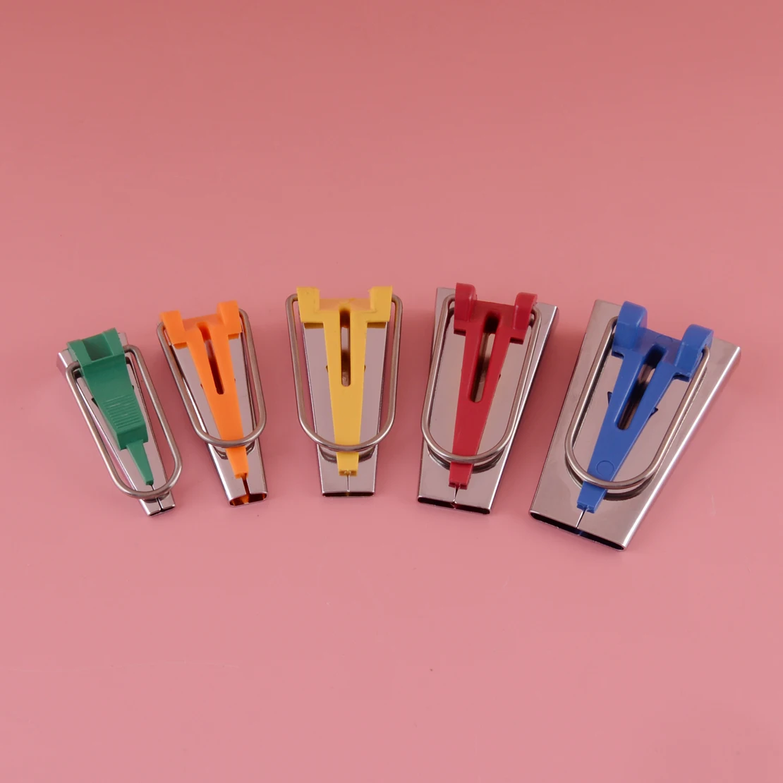 5Pcs Tape Maker Binding Fabric Clover Bias Craft Sewing Quilting Tools 6mm 9mm 12mm 18mm 25mm
5Pcs Tape Maker Binding Fabric Clover Bias Craft Sewing Quilting Tools 6mm 9mm 12mm 18mm 25mm