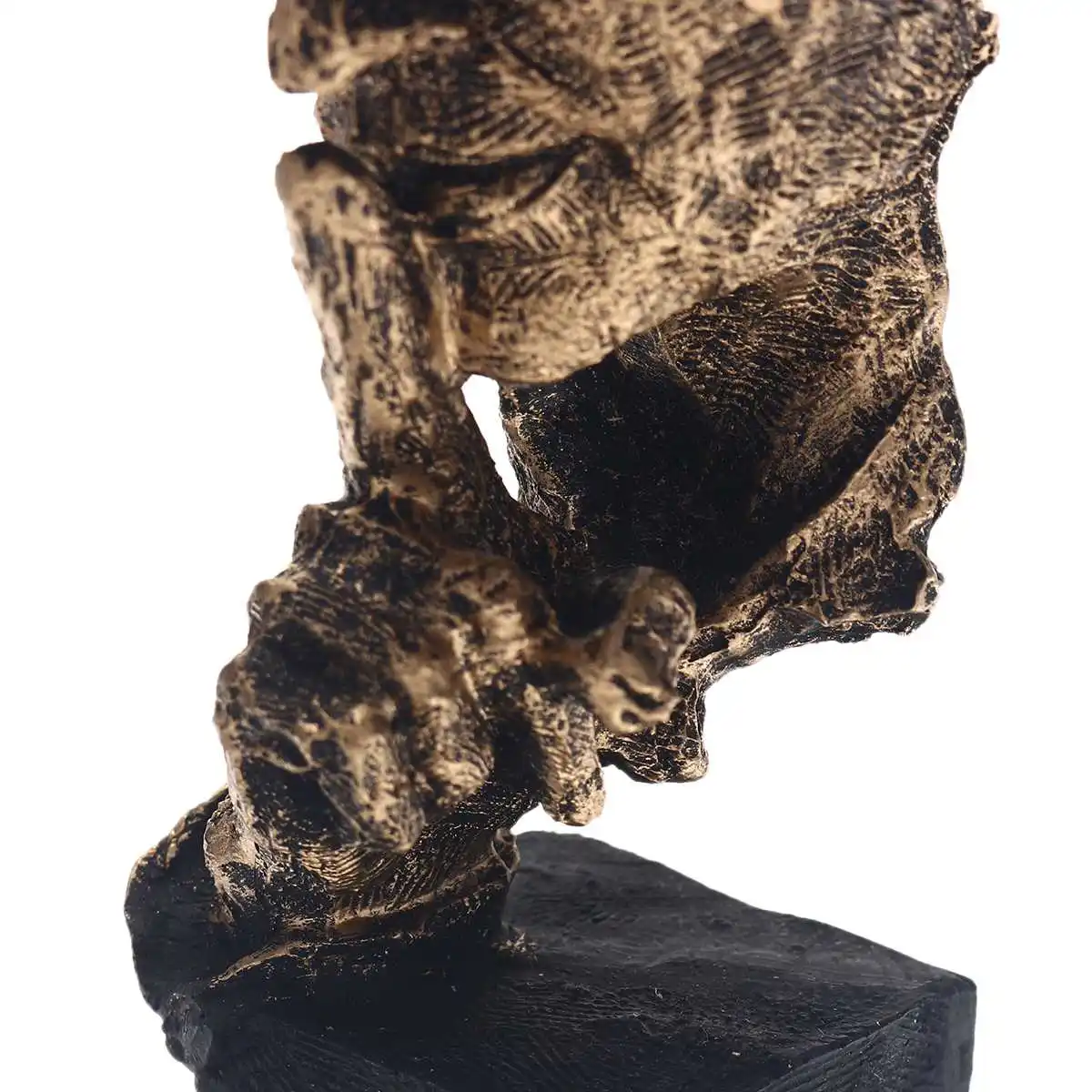 Sculpture Nordic Simple Abstract Figurine Ornaments Silence Is Gold Office Home Decoration Accessories Modern Art Resin Decor
Sculpture Nordic Simple Abstract Figurine Ornaments Silence Is Gold Office Home Decoration Accessories Modern Art Resin Decor
