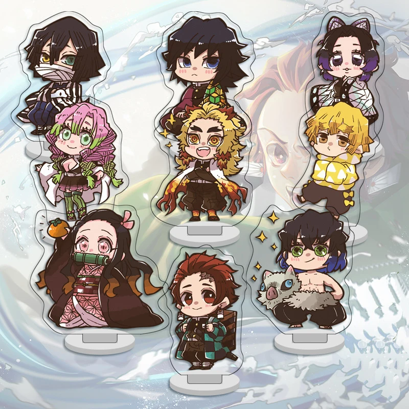 9 шт./лот фигурки из аниме «рассекающий демонов» Kimetsu no Yaiba, акриловые подставки, модельная пластина Kamado Tanjirou, коллекционные реквизиты для дру...
9 шт./лот фигурки из аниме «рассекающий демонов» Kimetsu no Yaiba, акриловые подставки, модельная пластина Kamado Tanjirou, коллекционные реквизиты для дру...
