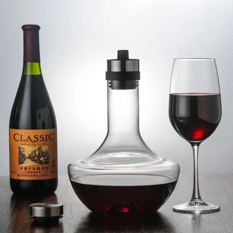 1000ML Handmade Wine Decanter Brandy Champagne Glasses Decanter Bottle Jug Bar Kitchen Bottle Big Hip Size Flask Pourer Aerator
1000ML Handmade Wine Decanter Brandy Champagne Glasses Decanter Bottle Jug Bar Kitchen Bottle Big Hip Size Flask Pourer Aerator