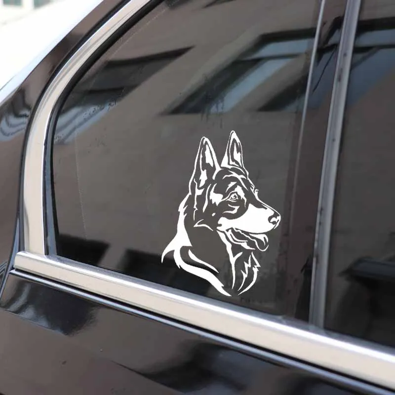 Car Sticker Cartoon PVC Waterproof Sunscreen Sticker German Shepherd Pet Head Animal Decoration Black/Silver 12.3x16.2cm
Car Sticker Cartoon PVC Waterproof Sunscreen Sticker German Shepherd Pet Head Animal Decoration Black/Silver 12.3x16.2cm
