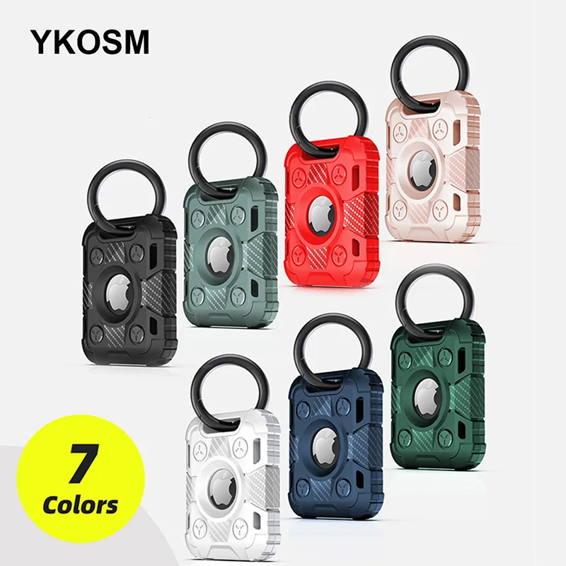 New Shockproof Armor Airtag Case TPU Protective Cover For Apple Airtags Location Tracker Anti-lost Sleeve For AirTag Keychain
New Shockproof Armor Airtag Case TPU Protective Cover For Apple Airtags Location Tracker Anti-lost Sleeve For AirTag Keychain