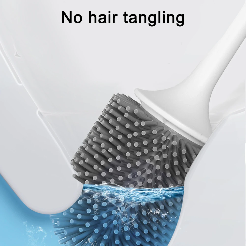 New TPE Silicone Brush Head Toilet Brush Quick Drain Cleaning Tools for Toilet Wall-Mounted Household WC Bathroom Accessories
New TPE Silicone Brush Head Toilet Brush Quick Drain Cleaning Tools for Toilet Wall-Mounted Household WC Bathroom Accessories