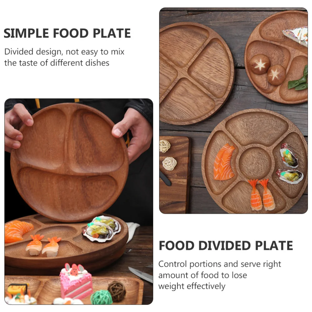 1Pc Wood Dining Plate Divided Luncheon Plate Wood Tableware (Assorted Color)
1Pc Wood Dining Plate Divided Luncheon Plate Wood Tableware (Assorted Color)