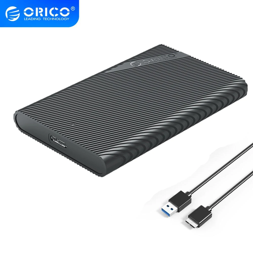 Жесткий диск ORICO 2521U3 2 5 дюйма SATA к USB 3 0 SSD корпус ТБ коробка для жесткого диска