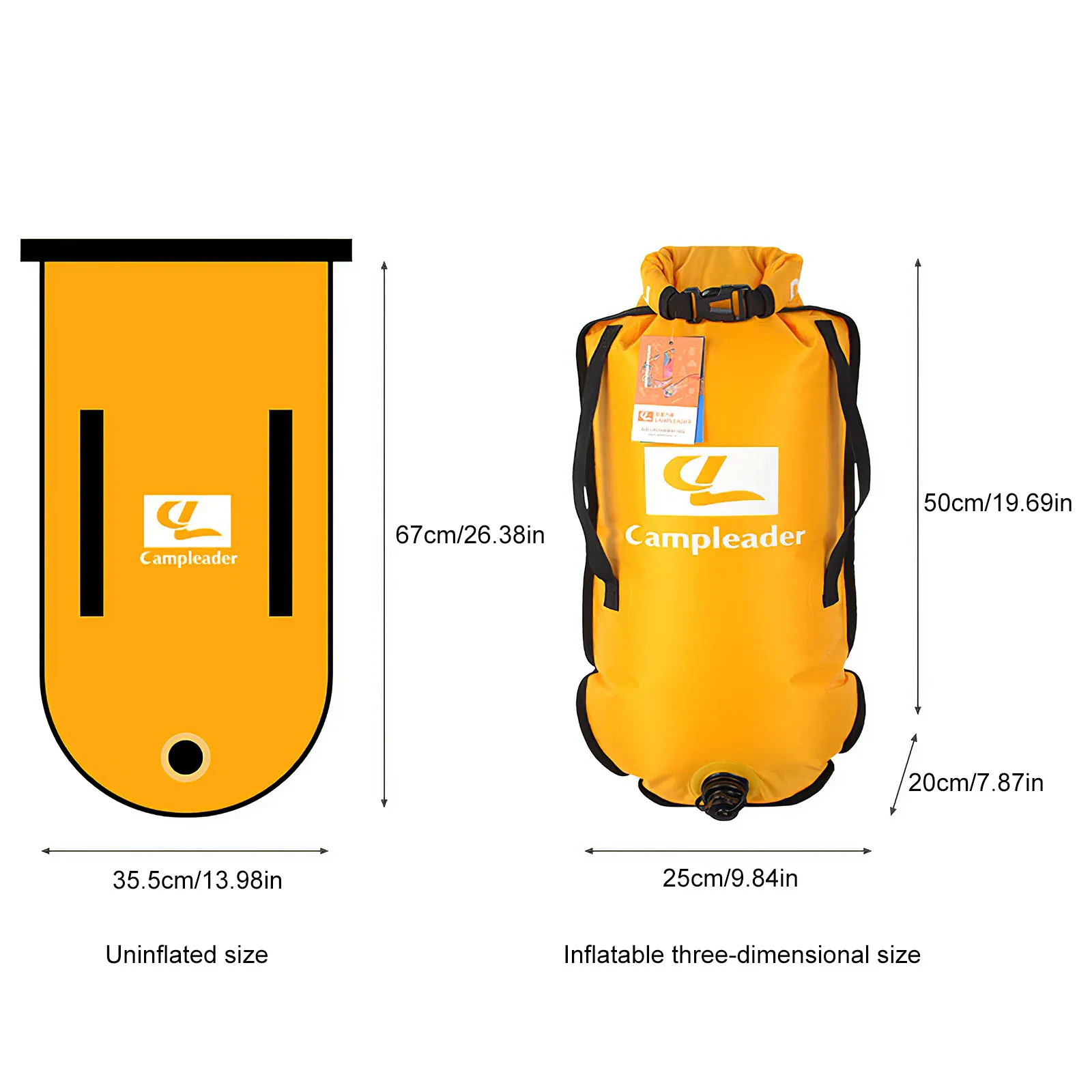 Inflatable Swimming Shoulder Bag Floating Storage Waterproof Tear Resistant Nylon PVC Thickened Resistant Swimming Beach Bags
Inflatable Swimming Shoulder Bag Floating Storage Waterproof Tear Resistant Nylon PVC Thickened Resistant Swimming Beach Bags