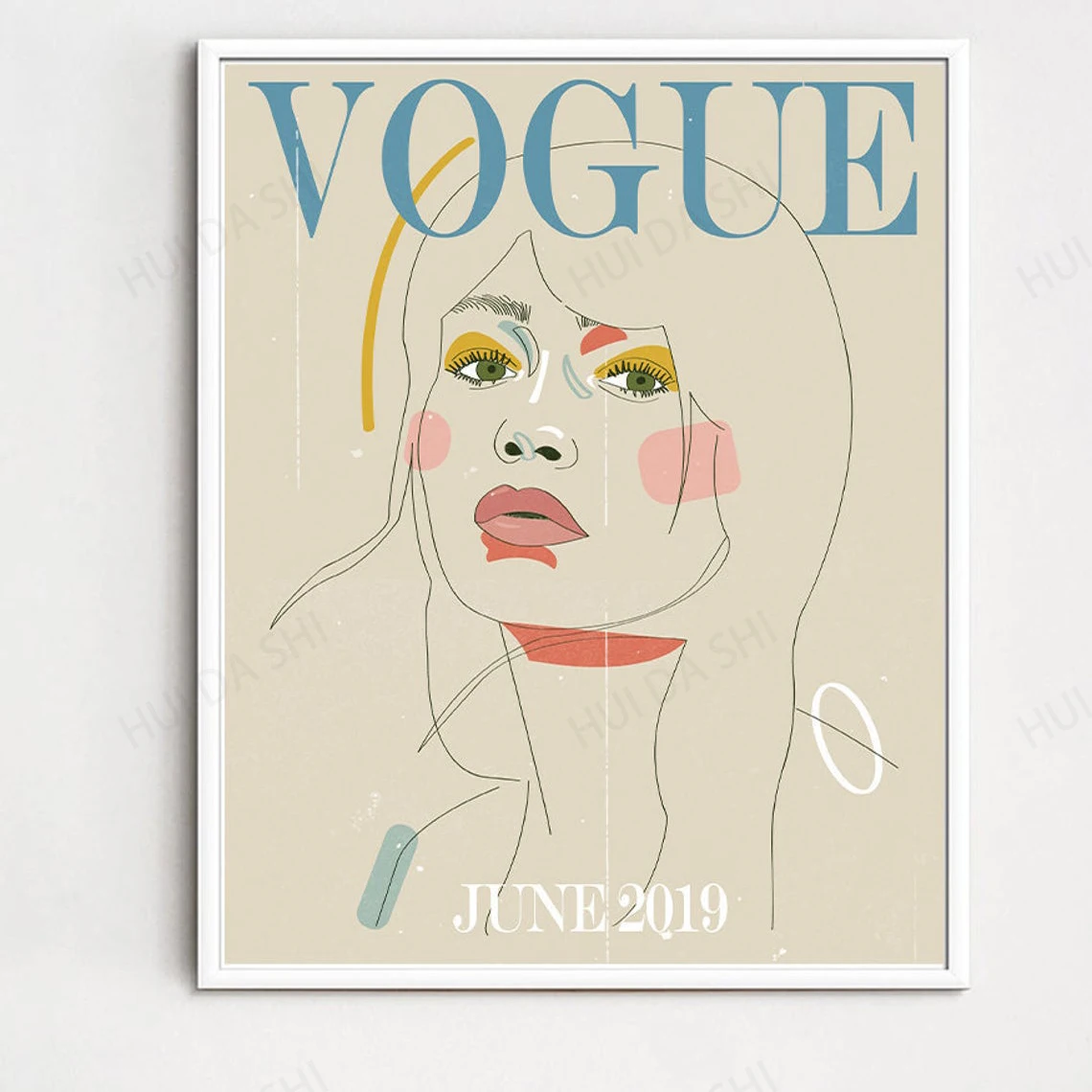 Canvas Print Home Decor Wall Art Vogue Digital Cover: Gigi Hadid
Canvas Print Home Decor Wall Art Vogue Digital Cover: Gigi Hadid