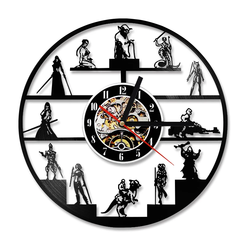 Fashion Creative Clock CD Vinyl Record Wall Clock Film Theme Home Decor 3D Hanging Watches Duvar Saat Home Decoracion
Fashion Creative Clock CD Vinyl Record Wall Clock Film Theme Home Decor 3D Hanging Watches Duvar Saat Home Decoracion