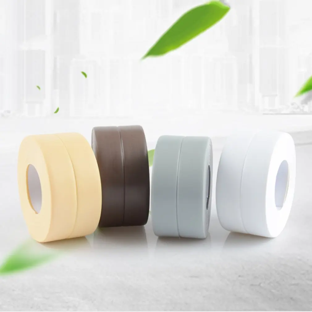 PVC Waterproof Mildew Proof Adhesive Tape Kitchen Sink Joint Crevice Sticker Corner Line Sticking Strip
PVC Waterproof Mildew Proof Adhesive Tape Kitchen Sink Joint Crevice Sticker Corner Line Sticking Strip