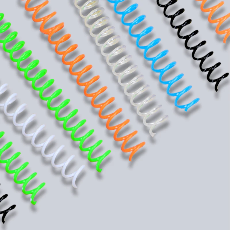 20 шт. 30 с овальным вырезом на Тетрадь вязка Спиральные кольца книга Пластик
