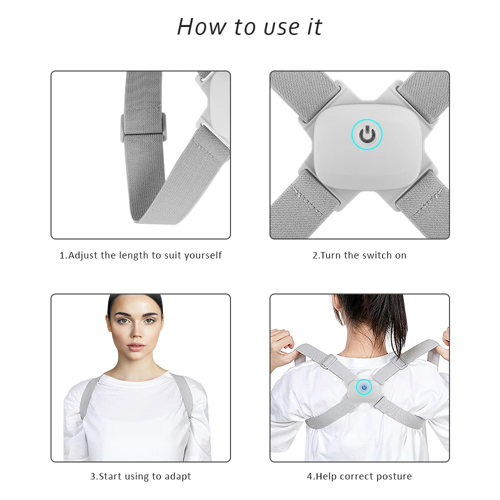 Unisex Electric Posture Corrector Upper Back Brace Straightener Posture Corrector for Clavicle Chest Support Back Posture Brace
Unisex Electric Posture Corrector Upper Back Brace Straightener Posture Corrector for Clavicle Chest Support Back Posture Brace