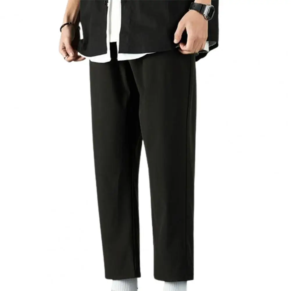 Stylish Men Solid Color Straight Pants Soft Elastic Waist Drawstring Oversize Casual Pants Sweatpants
Stylish Men Solid Color Straight Pants Soft Elastic Waist Drawstring Oversize Casual Pants Sweatpants