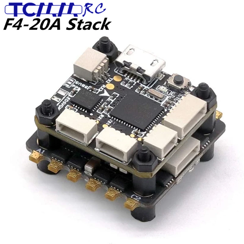 TCMMRC F4-20A FC и ESC в одном E2069 ESC напряжение 2-6 S Lipo Летающий стек для радиоуправляемого дрона FPV Racing 20x20 мм
TCMMRC F4-20A FC и ESC в одном E2069 ESC напряжение 2-6 S Lipo Летающий стек для радиоуправляемого дрона FPV Racing 20x20 мм