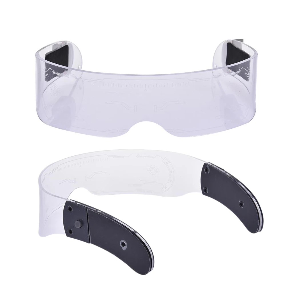 Cool LED Light Up Eyeglasses Futuristic Visor Glasses 7 Colors Battery Operated Fashion Eyeglass for Party Festival Performance
Cool LED Light Up Eyeglasses Futuristic Visor Glasses 7 Colors Battery Operated Fashion Eyeglass for Party Festival Performance