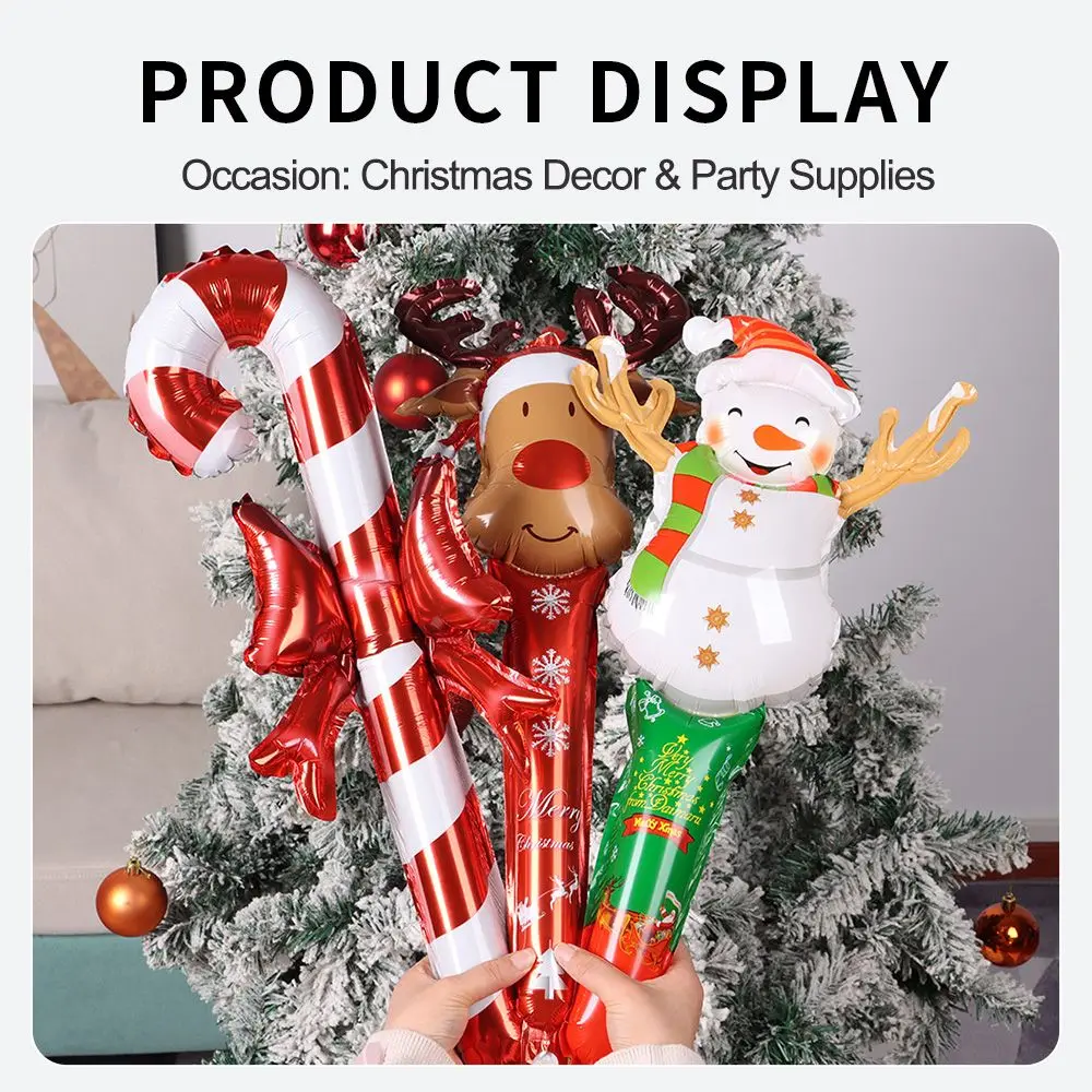 Creative Gift Inflatable Toys New Year Party Snowman Elk Deer Helium Foil Balloon Santa Claus Xmas Ornament 
Creative Gift Inflatable Toys New Year Party Snowman Elk Deer Helium Foil Balloon Santa Claus Xmas Ornament