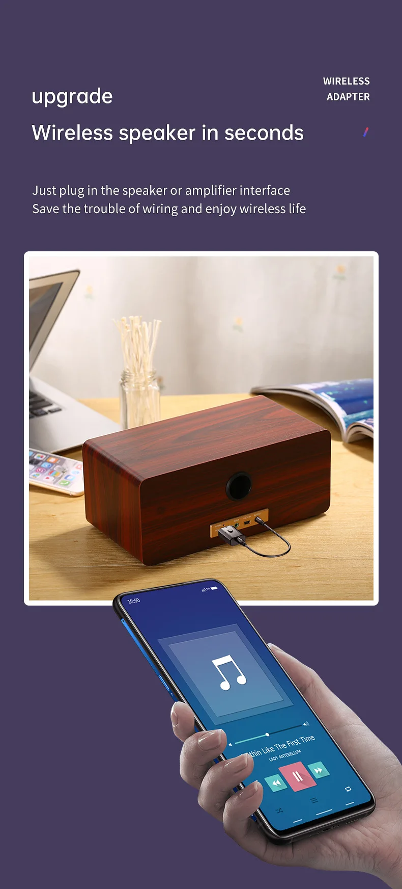 USB беспроводной Bluetooth 3 5 передатчик приемник Музыка Аудио адаптер для ПК ТВ