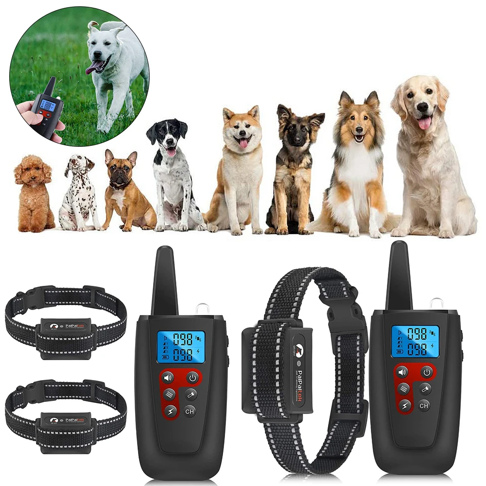 Dog Collar For Training IP67 Water-Proof Dog Anti-Bark Device Wide-Range Remote Control Dog Training Device Pet Supplies
Dog Collar For Training IP67 Water-Proof Dog Anti-Bark Device Wide-Range Remote Control Dog Training Device Pet Supplies