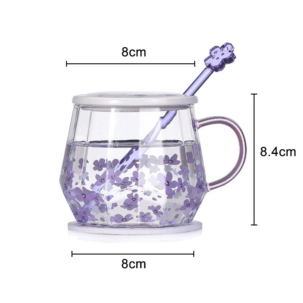 Cherry Blossom Cup Heat Resistant Glass Lady Fresh Lovely Water Cup Coffee Cup Girl Office INS Scented Tea Cup Cute Water Bottle
Cherry Blossom Cup Heat Resistant Glass Lady Fresh Lovely Water Cup Coffee Cup Girl Office INS Scented Tea Cup Cute Water Bottle