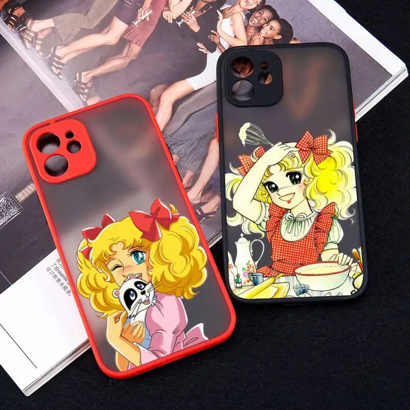 Candy Candy Manga Cartoon Phone Case Red Color Matte Transparent For iPhone 12 Mini Pro Max 11 X XR XS 7 8 Plus Cover Coque
Candy Candy Manga Cartoon Phone Case Red Color Matte Transparent For iPhone 12 Mini Pro Max 11 X XR XS 7 8 Plus Cover Coque