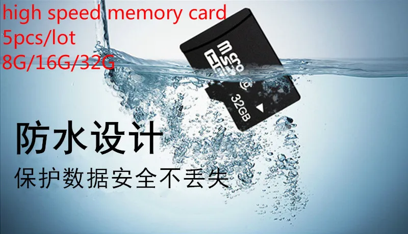 

high speed 5pcs/lot 4GB 8GB 16GB Micro TF card Class10 4G 8G 16G 32G Micro SDHC SD Card Memory Card C10