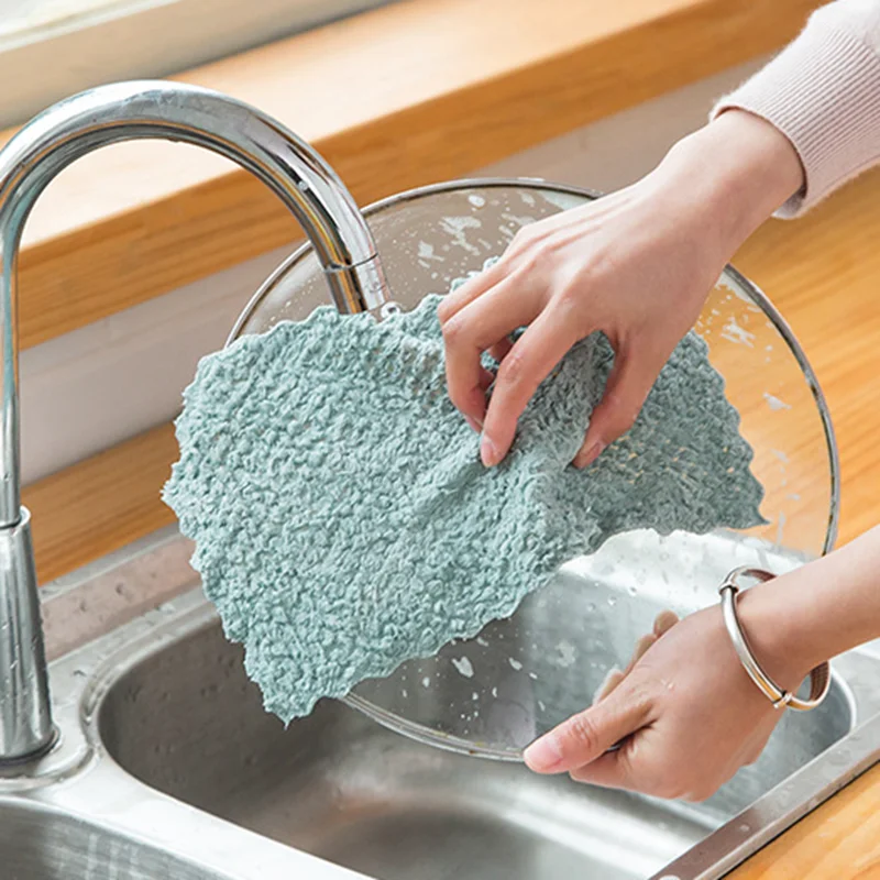 Kitchen Anti-grease Wiping Rags Efficient Super Absorbent Microfiber Cleaning Cloth Home Washing Dish Kitchen Cleaning Towel
Kitchen Anti-grease Wiping Rags Efficient Super Absorbent Microfiber Cleaning Cloth Home Washing Dish Kitchen Cleaning Towel
